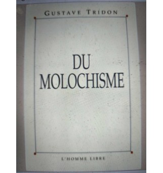 Du molochisme - Gustave Tridon