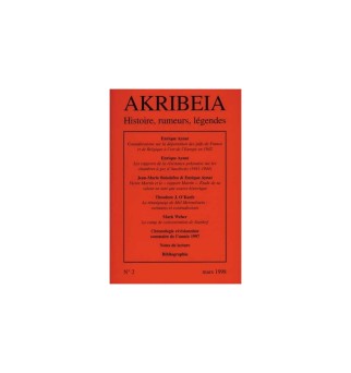 Akribeia, n° 2, octobre 1998