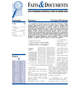 Faits & Documents no 506