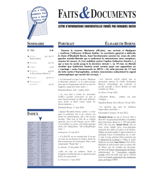 Faits & Documents no511 -...