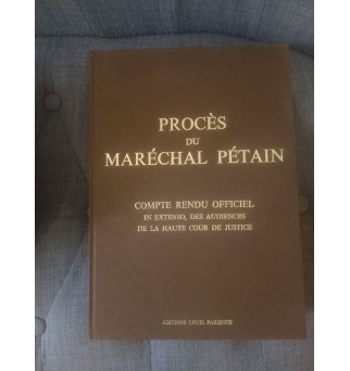 Procès du maréchal Pétain -...